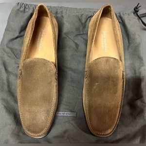 💥John Varvatos 💥 hand made in Italy Suede shoes Size 10